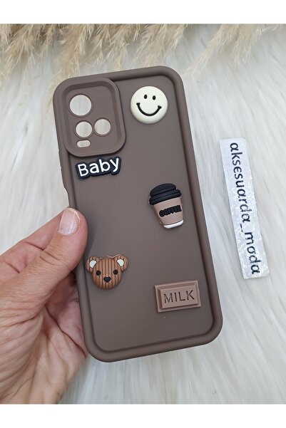 Aksesuarda Moda حافظة سيليكون متوافقة مع VIVO Y21 - Y21S