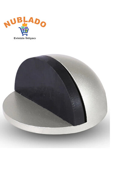 NUBLADO Yarımay Yapışkanlı Kapı Kolu Stoperi Tamponu Metal Kapı Stopu Durduru...