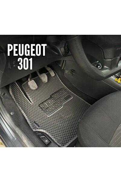 maxcar Peugeot 301 Premium Eva Akıllı Oto Paspas & Premium Bagaj Havuzu & Met...