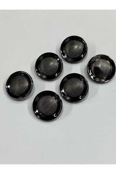 karantuhafiye Metal Button/Trench Coat Jacket Length/ Set of 6/2.3 cm/jx001/Black