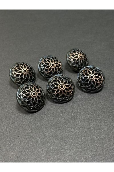 karantuhafiye Coat Coat Button / Metal Button / Antique Copper / 3 Cm / Set of 6/mde