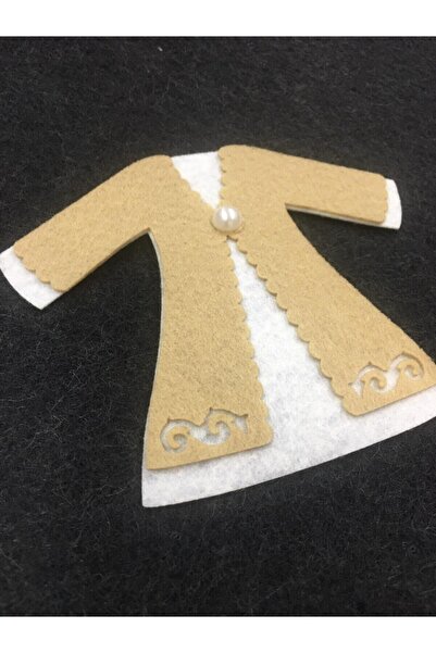 karantuhafiye Σετ 5 τεμαχίων διακοσμητικών αντικειμένων από τσόχα καφτάνι