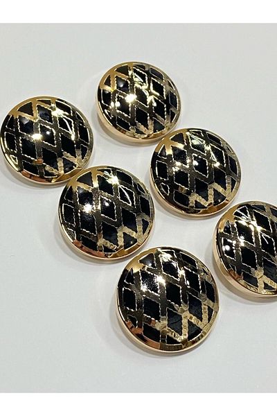 karantuhafiye Metal Button/Trench Coat Jacket Length/ Set of 6/2.3 cm/jx008