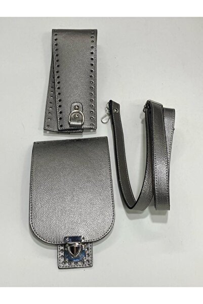 karantuhafiye Σετ πλεξίματος τσάντας μακαρόν / 3 τεμάχια