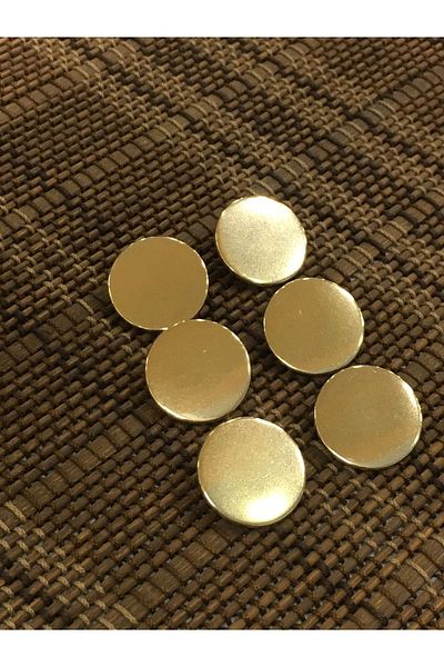 karantuhafiye Trench Coat Jacket Button Set Para Model Gold / 2,3 cm