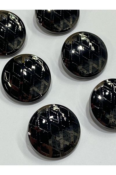 karantuhafiye Metal Button/Coat Coat Length/ Set of 6/2,5 cm/jx008