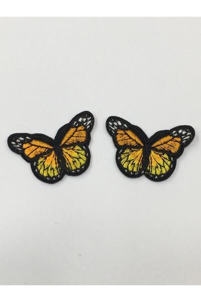 karantuhafiye شعار Kelebek صغير الحجم / شعار قابل للكي على النقل