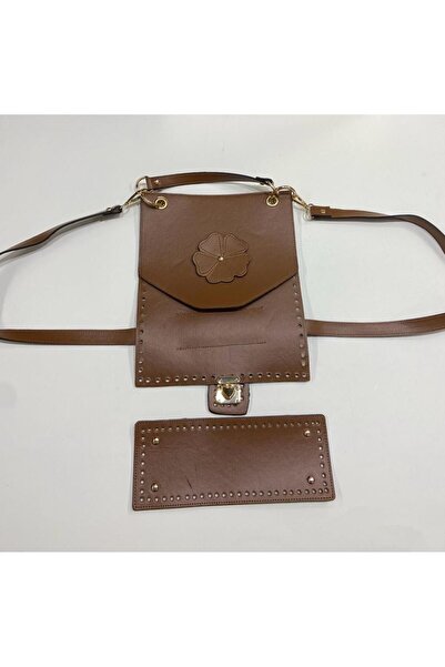 karantuhafiye Σετ πλεξίματος χειρός και σακίδιο πλάτης / Τεχνητό δέρμα