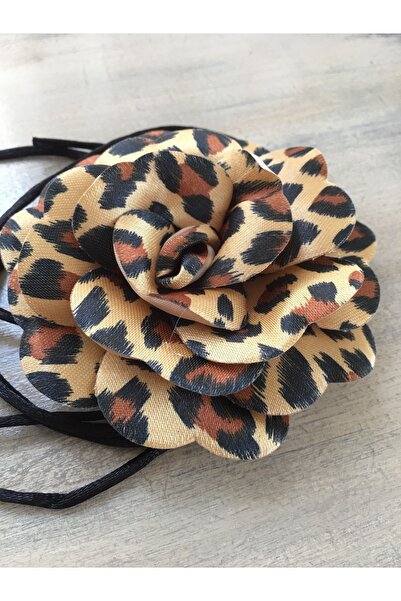 karantuhafiye Kolye/choker Kolye/bağcıklı Saten Gül Kolye