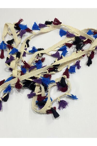 karantuhafiye Αυθεντική βαμβακερή ρίγα με φούντα 2 μέτρων - 3 εκατοστά