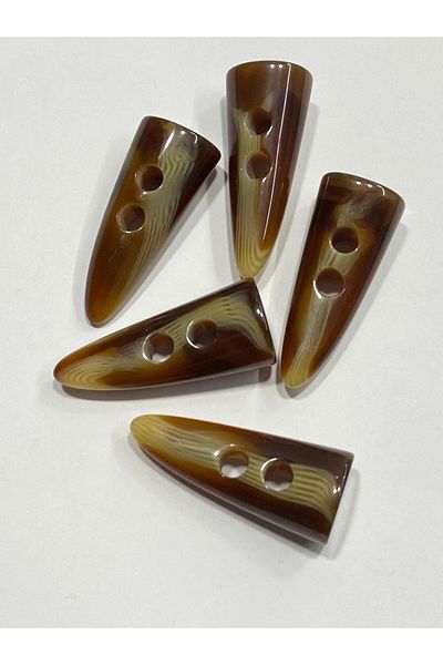 karantuhafiye Ivory Button Shepherd Button / 4 cm / Set of 5 / Furry Series / Mustard