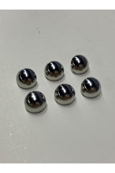karantuhafiye Jacket Cardigan Sleeve Buttons Curved Silver Set of 6 1.8 Mm