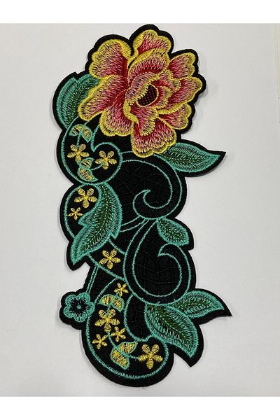 karantuhafiye Embroidery Rose Applique - Rose Gluing Applique