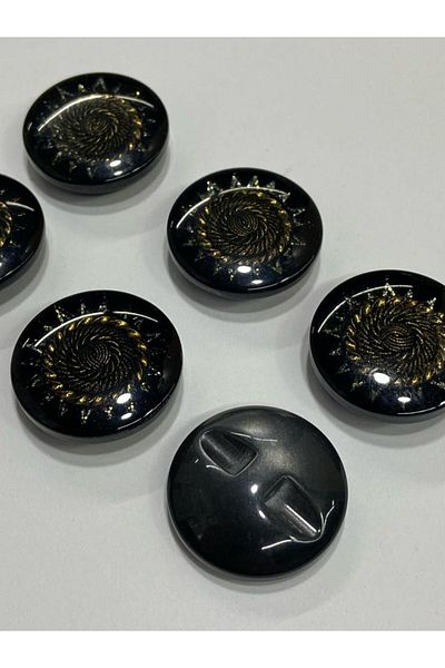 karantuhafiye 6-Piece Special Design Coat and Coat Button Set - 2.8 cm Krn149