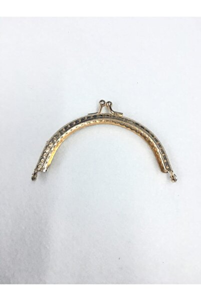 karantuhafiye Овална златна чантичка и клипс за портмоне, 10 см