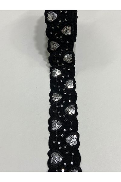 karantuhafiye 4 Meters Embroidery Strip - Iron-On, Border and Sequin
