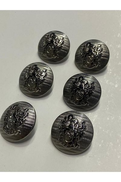 karantuhafiye Trench Coat And Blazer Jacket Button Set Anthracite 2.3 Cm / Arma model