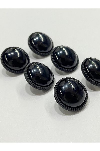 karantuhafiye Black Curved Jacket - 1.8 cm Button, M007 Model Code:3598