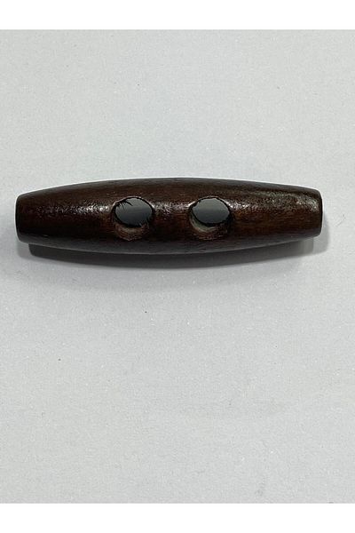karantuhafiye Wooden Shepherd Button Set of 5 / 5 cm / Brown