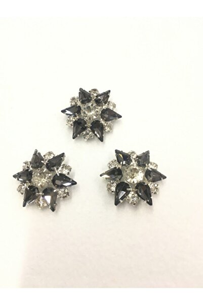 karantuhafiye مجموعة نماذج النجوم ذات الأزرار المحفورة مكونة من 3 قطع بأحجار مدخنة