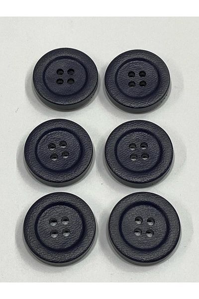 karantuhafiye Coat Coat Button Set/ Italian Button/ Set of 6/2.7 cm/ Navy Blue