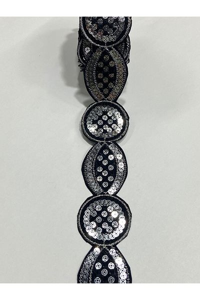 karantuhafiye 4 Meters Embroidery Strip - Iron-On, Border and Sequin