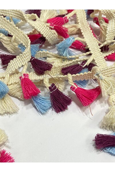 karantuhafiye Αυθεντική βαμβακερή ρίγα με φούντα 2 μέτρων - 3 εκατοστά