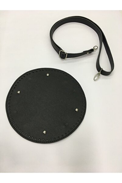 karantuhafiye Σετ δερμάτινη βάση και λουράκι για τσάντα