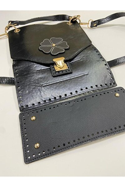 karantuhafiye Σετ πλεξίματος χειρός και σακίδιο πλάτης / Τεχνητό δέρμα