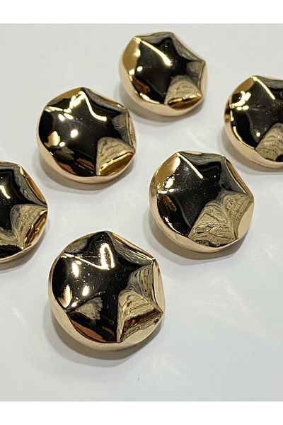 karantuhafiye Metal Button/Trench Coat Jacket Length/ Set of 6/2.3 cm/jx18/Gold