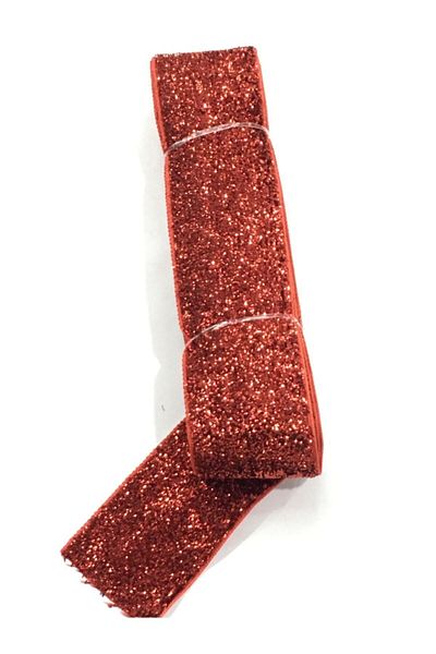 karantuhafiye Glitter Velvet Ribbon 3 Meters (4 Cm)