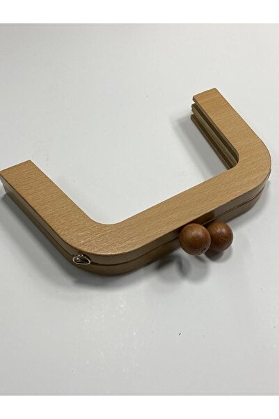 karantuhafiye Ξύλινη Τσάντα Μπουρσό 22 εκ