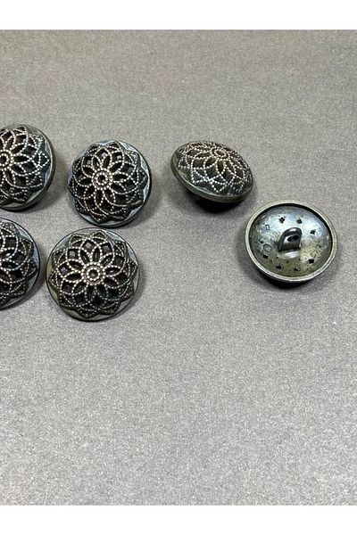 karantuhafiye Cardigan Vest Button / Metal Button / Antique Copper / 1.8 cm / Set of 6/mde