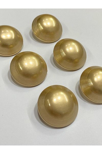 karantuhafiye Metal Button/Coat Coat Length/ Set of 6/2.5 cm/jx022/ Matte Gold