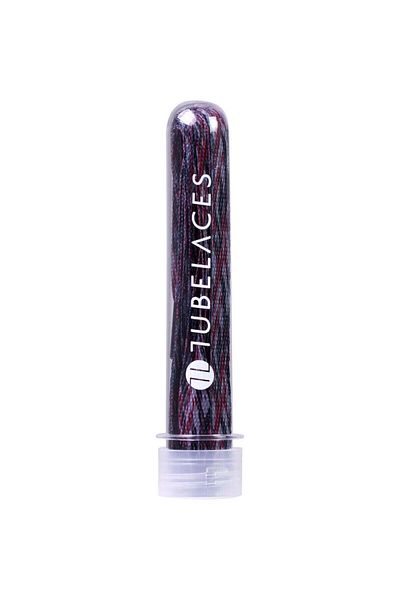 Tubelaces TB White Flat Camo Shoe Laces - Burgundy 130cm
