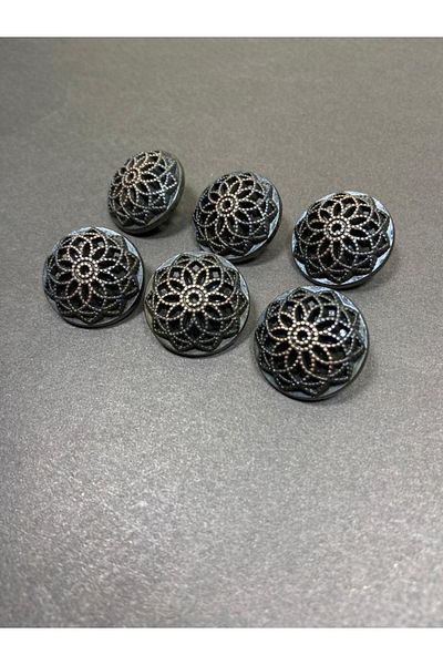 karantuhafiye Trench Coat Jacket Button / Metal Button / Antique Copper / 2.5 Cm / Set of 6/mde