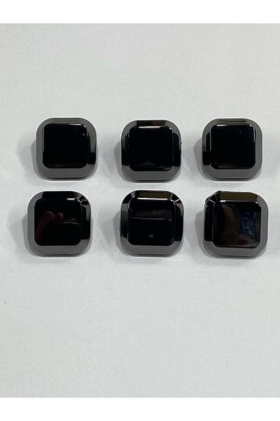 karantuhafiye Metal Button/Cardigan Vest Length/ Set of 6/1.8 cm/jx3/Black