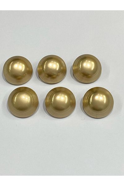 karantuhafiye Metal Button/Trench Coat Jacket Length/ Set of 6/2.3 cm/jx022/ Matte Gold