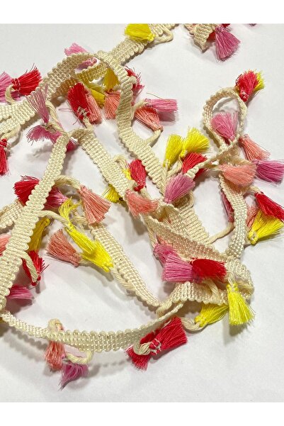 karantuhafiye Αυθεντική βαμβακερή ρίγα με φούντα 2 μέτρων - 3 εκατοστά