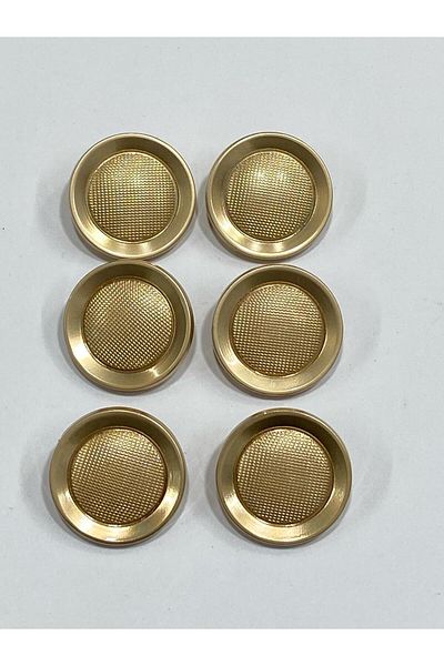 karantuhafiye Metal Button/Coat Coat Length/ Set of 6/2.5 cm/jx001/ Matte Gold