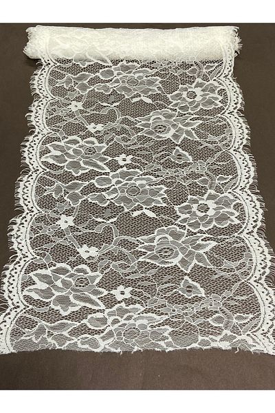karantuhafiye Width 30 cm - 1.40 cm Wide Lace/Lace with Eyelashes