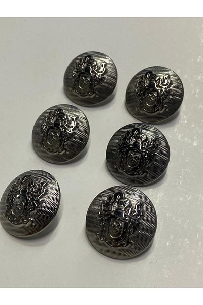 karantuhafiye Trench Coat And Blazer Jacket Button Set Anthracite 2.3 Cm / Arma model