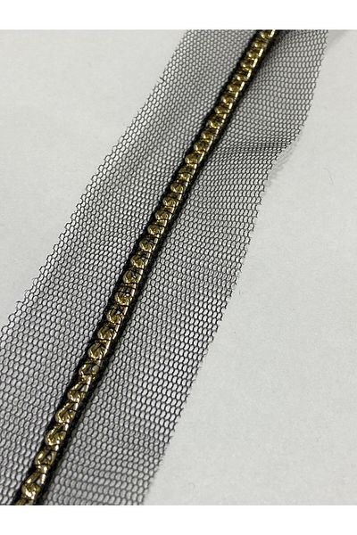 karantuhafiye Decorative ribbon with gold chain / 1 meter