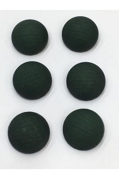 karantuhafiye 6-Piece Emerald Green Matte Pearl Curved Cardigan and Vest Set - 1.5 cm (Code:3598)