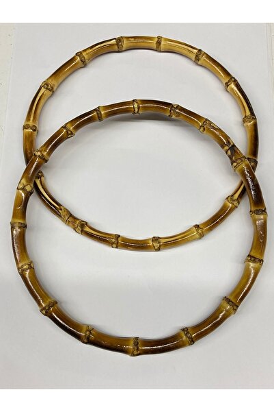 karantuhafiye Оригинален бамбуков дръжък, кръгъл