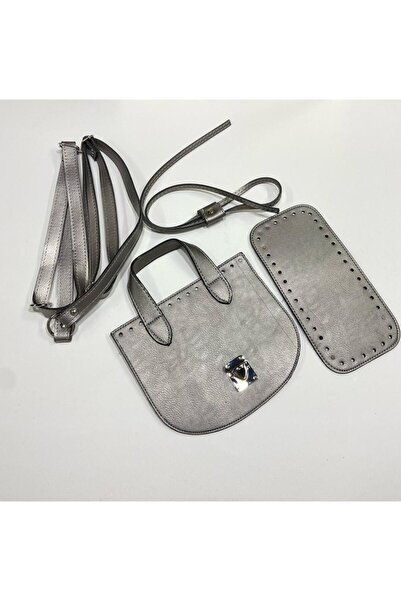 karantuhafiye طقم حقيبة ظهر محبوكة / جلد صناعي / 5 قطع