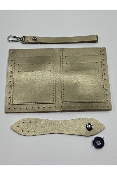 karantuhafiye طقم المحفظة / طقم المحفظة الشبكية / ذهبي