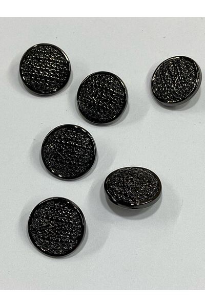 karantuhafiye Metal Button/Cardigan Vest Length/ Set of 6/1.8 cm/jx23/Anthracite