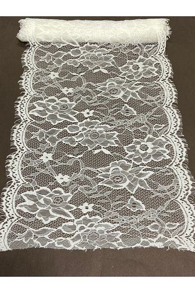 karantuhafiye Width 30 cm - 1.40 cm Wide Lace/Lace with Eyelashes