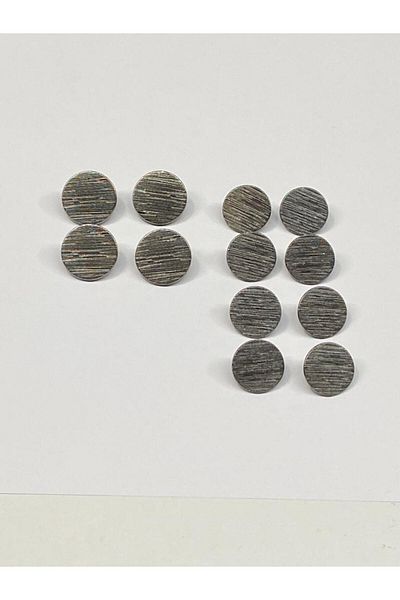 karantuhafiye Blazer Jacket Button Striped Money Model Anthracite